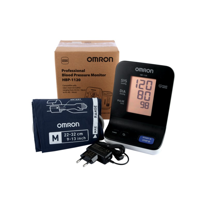 Tensimeter Digital Profesional Omron HBP-1120 Dual Mode Auto Manual Manset GS Cuff2 Foto 4