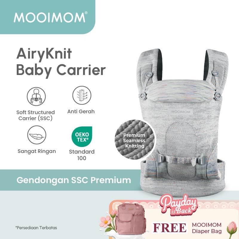 MOOIMOM AiryKnit Baby Carrier M-Shape Foto 8