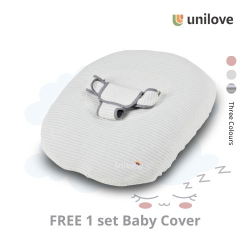 Bantal Menyusui MOOIMOM Unilove Grey Foto 2