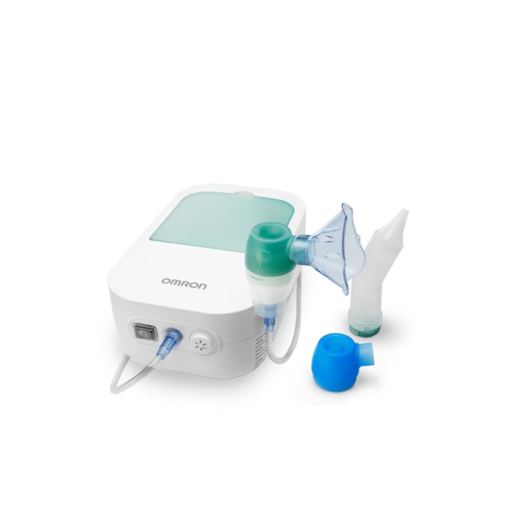 Omron Nebulizer DuoBaby NE-C301-AP Kompresor 2-in-1 dengan Aspirator Hidung Foto 2
