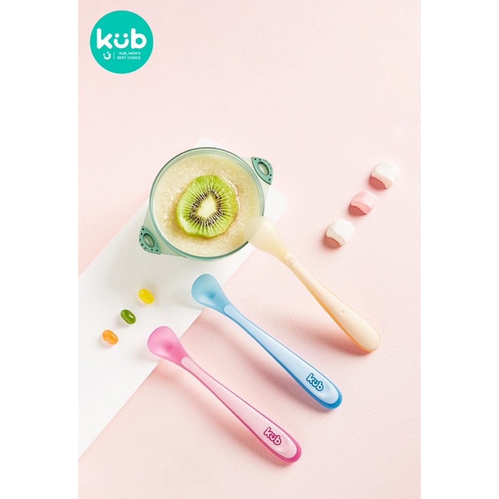 Sendok Bayi Lembut KUB Sweet Series Soft Spoon 3PCS Food Grade Bebas BPA Foto 6