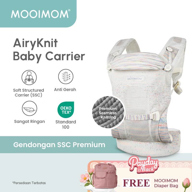 MOOIMOM AiryKnit Baby Carrier M-Shape Foto 6