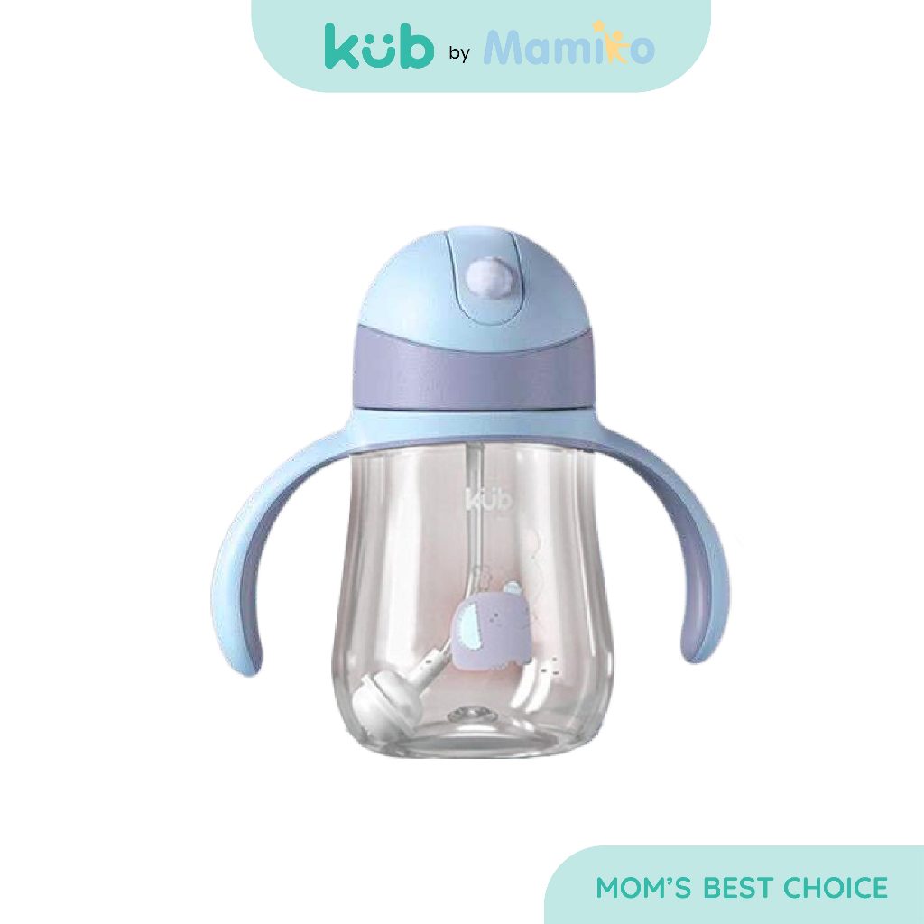 KUB Training Cup Botol Minum Sedotan Anak 240ml Tritan BPA Free Anti Tumpah Foto 6