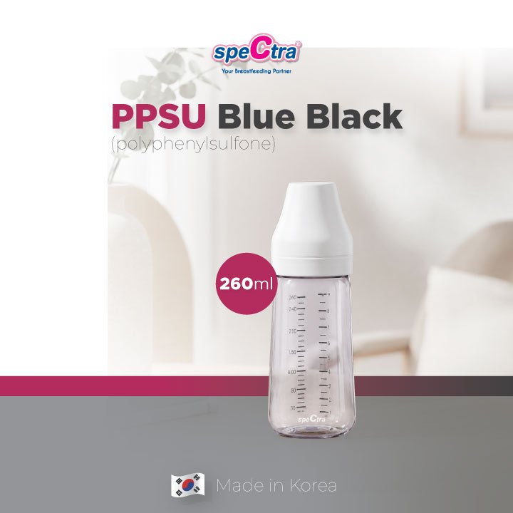 Botol Susu Spectra PPSU 260 ml Polyphenylsulfone untuk Bayi Usia 3-6 Bulan Foto 6