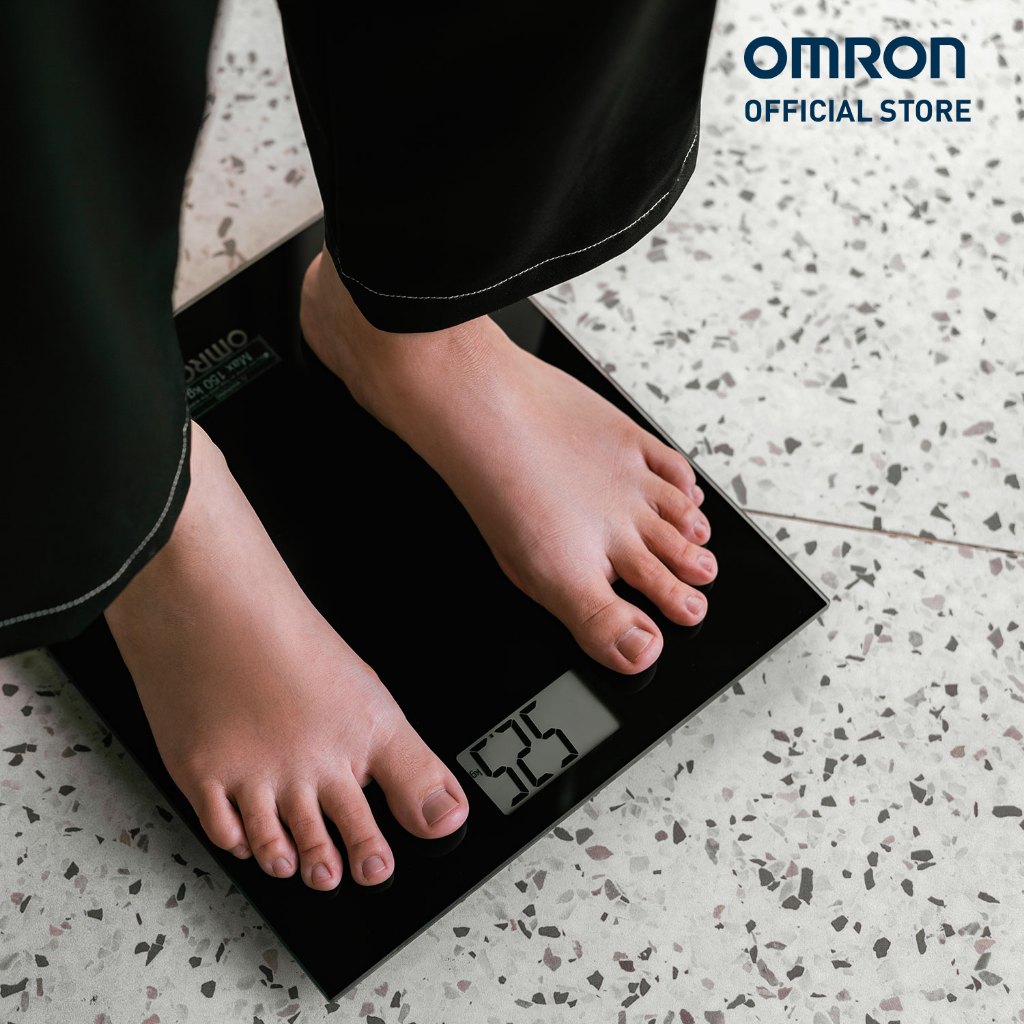 Timbangan Badan Digital Omron HN-289 LCD Tempered Glass Kapasitas 150 kg Foto 7