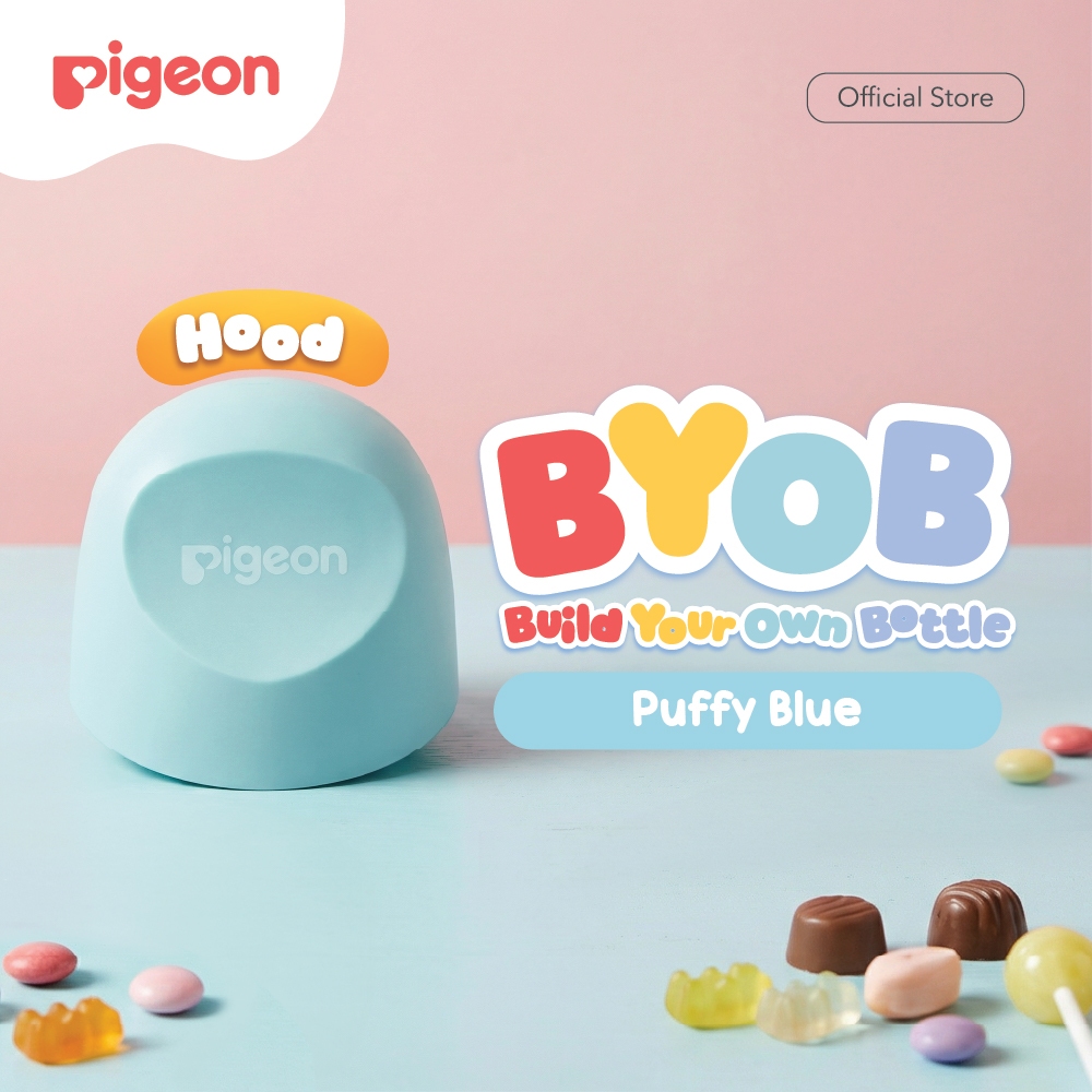 Hood Pigeon BYOB SofTouch Tutup Botol Susu Anti Debu Pilihan 6 Warna Foto 7