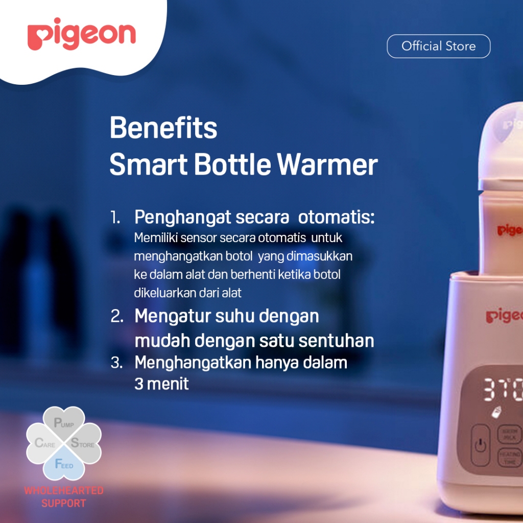 Pigeon Smart Bottle Warmer Penghangat ASI Susu Formula MPASI Otomatis Foto 3