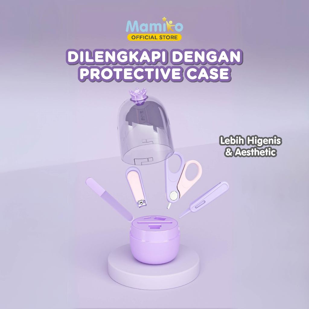 Mamiko Baby NailCare 5in1 Set Alat Perawatan Kuku Bayi dengan Clipper 360° dan Kotak Foto 3