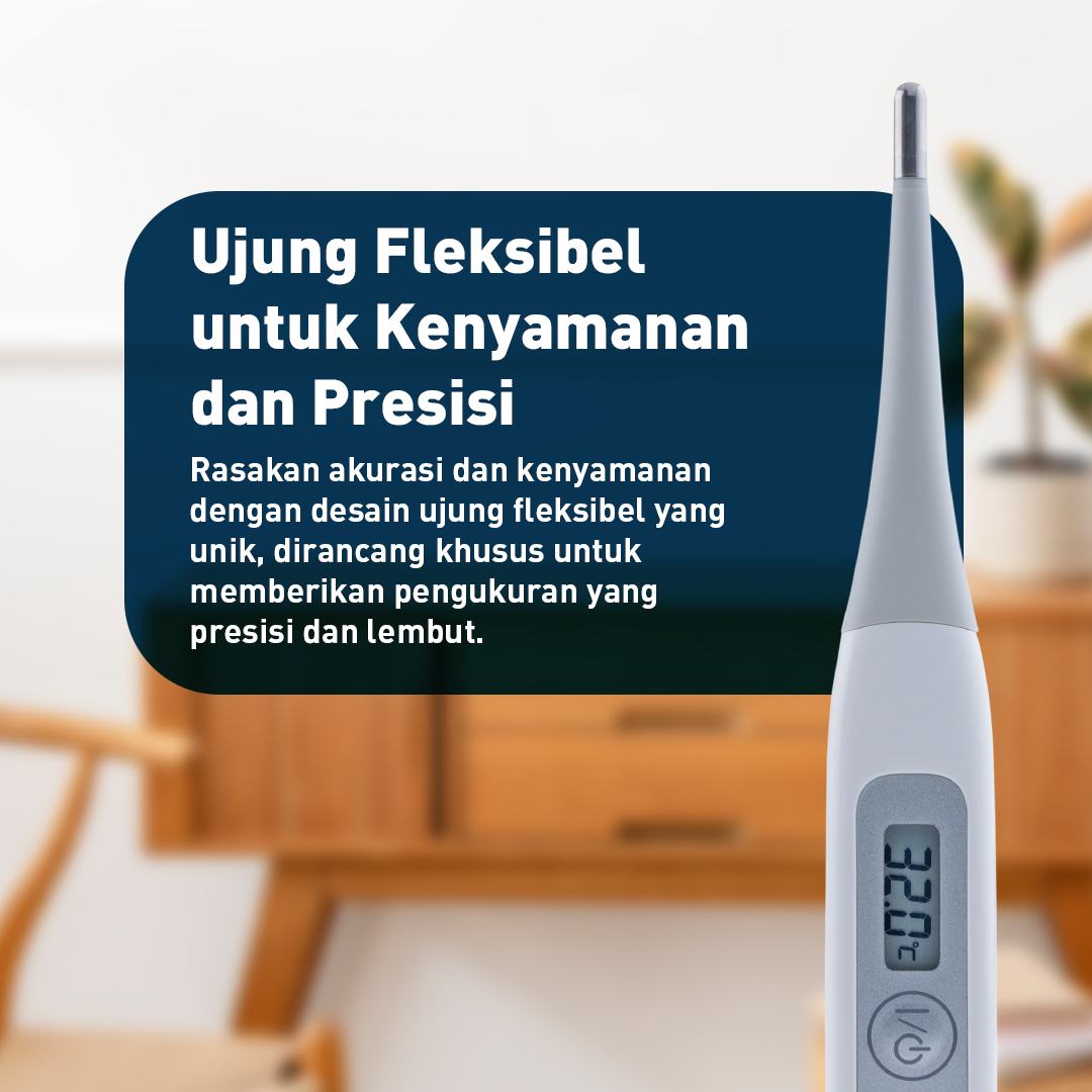 Termometer Digital OMRON MC-343F Pengukur Suhu Cepat Oral Rektal Ketiak Foto 6