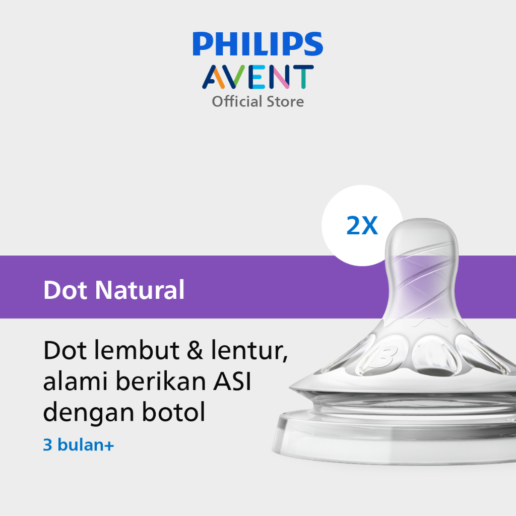 Philips Avent Teat Natural Medium Flow